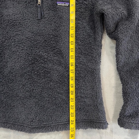 Patagonia‎ Los Gatos Gray Fleece Quarter Zip Pullover Women's Size S - Picture 9 of 10